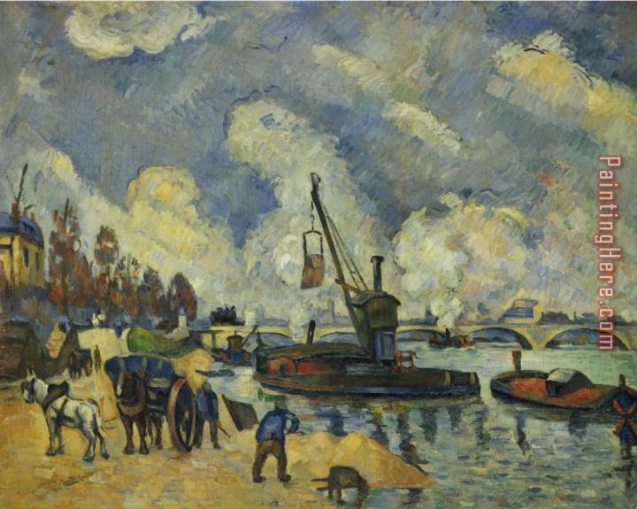 Paul Cezanne Am Quai De Bercy in Paris Um 1876